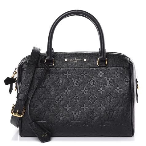 louis vuitton speedy bandoulière monogram empreinte 25 black|Speedy Bandoulière 25 Monogram Empreinte Leather .